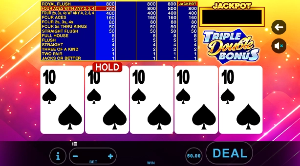 Triple Double Bonus